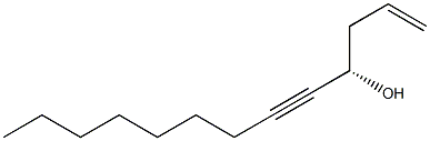 (4S)-1-Tridecene-5-yne-4-ol Struktur