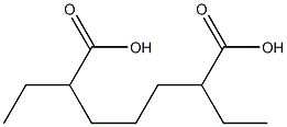 2,6-Diethylpimelic acid Struktur