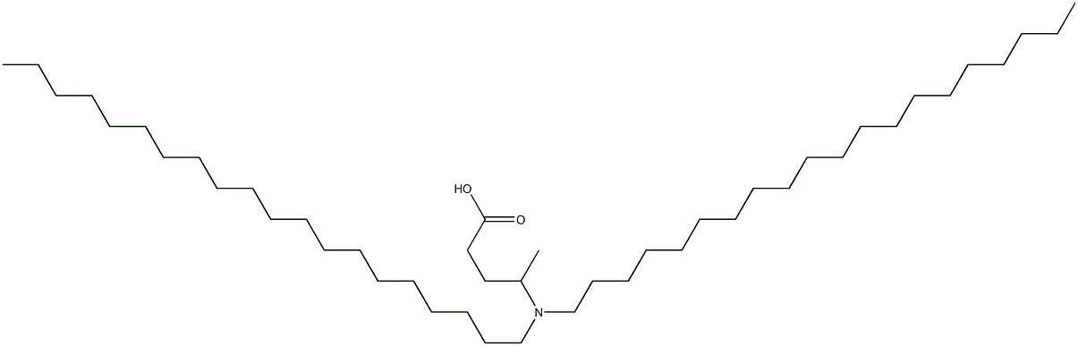 4-(Diicosylamino)valeric acid Struktur