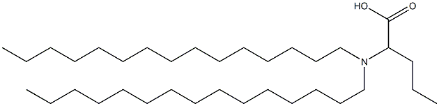 2-(Dipentadecylamino)valeric acid Structure