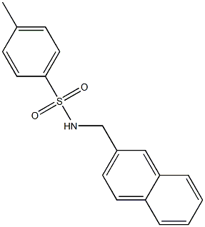 N-(2-Naphtylmethyl)-p-toluenesulfonamide Struktur