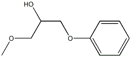 1-Methoxy-3-phenoxy-2-propanol Struktur