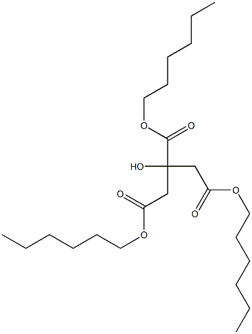 Citric acid trihexyl ester Struktur