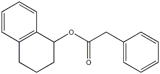 1,2,3,4-tetrahydro-trans-2-phenyl-1-naphthyl acetate Struktur