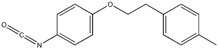 p-[2-(p-Tolyl)ethoxy]phenyl isocyanate Struktur