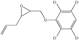 2,3,5,6-Tetrachlorophenyl 3-allylglycidyl ether Struktur