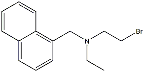 N-(2-Bromoethyl)-N-ethyl-1-naphthalenemethanamine Struktur