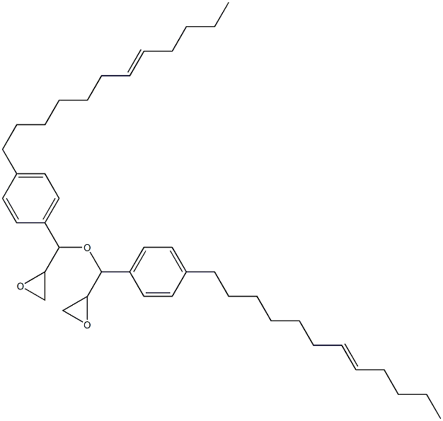 4-(7-Dodecenyl)phenylglycidyl ether Struktur