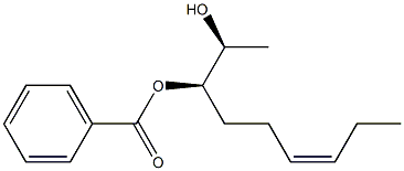 (2S,3R,6Z)-3-(Benzoyloxy)-6-nonen-2-ol Struktur