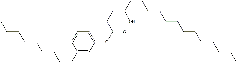 4-Hydroxystearic acid 3-nonylphenyl ester Struktur