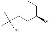 (4R)-4-Hydroxy-1,1-dimethyl-1-hexanol Struktur