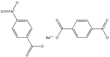 Bis(4-nitrobenzoic acid)barium salt Struktur