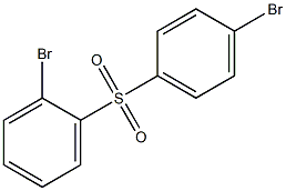 2-Bromophenyl 4-bromophenyl sulfone Struktur