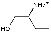 (R)-1-Hydroxymethyl-1-propanaminium Struktur