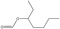 Formic acid 1-ethylpentyl ester Struktur