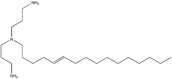 N,N-Bis(3-aminopropyl)-5-hexadecen-1-amine Struktur