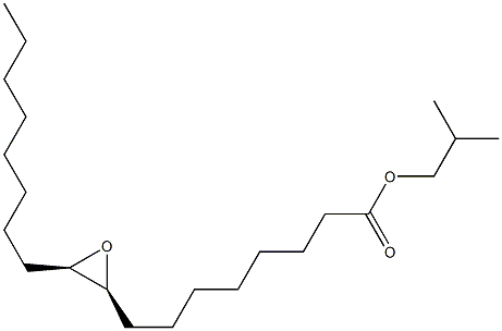 (2S,3R)-3-Octyl-2-oxiraneoctanoic acid isobutyl ester Struktur