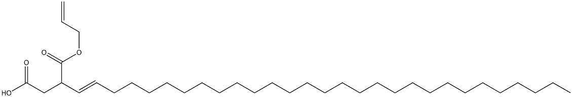 3-(1-Nonacosenyl)succinic acid 1-hydrogen 4-allyl ester Struktur