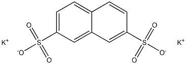 2,7-Naphthalenedisulfonic acid dipotassium salt Struktur