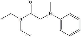 N,N-Diethyl-2-(N-methylanilino)acetamide Struktur