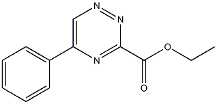 5-Phenyl-1,2,4-triazine-3-carboxylic acid ethyl ester Struktur