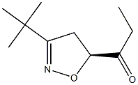 (5S)-5-Propionyl-3-tert-butyl-2-isoxazoline Struktur