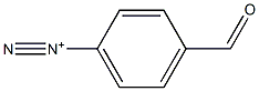 p-Formylbenzenediazonium Struktur