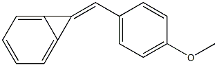 7-(4-Methoxybenzylidene)bicyclo[4.1.0]hepta-1,3,5-triene Struktur