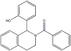 1-(2-Hydroxyphenyl)-2-benzoyl-1,2,3,4-tetrahydroisoquinoline Struktur