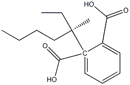 (-)-Phthalic acid hydrogen 1-[(R)-1-ethyl-1-methylpentyl] ester Struktur