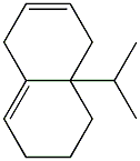 1,4,4a,5,6,7-Hexahydro-4a-isopropylnaphthalene Struktur