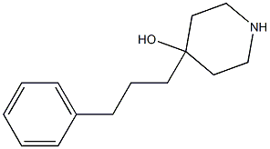 4-(3-Phenylpropyl)piperidin-4-ol Struktur