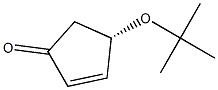 (S)-3-(tert-Butoxy)cyclopenta-4-en-1-one Struktur