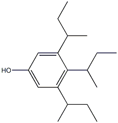 3,4,5-Tri-sec-butylphenol Struktur