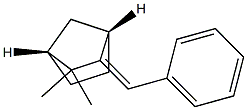 (1S,4R,E)-2-(Benzylidene)-3,3-dimethylbicyclo[2.2.1]heptane Struktur