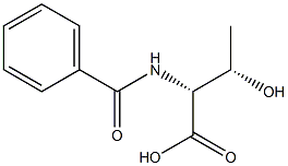 N-Benzoyl-D-threonine Struktur