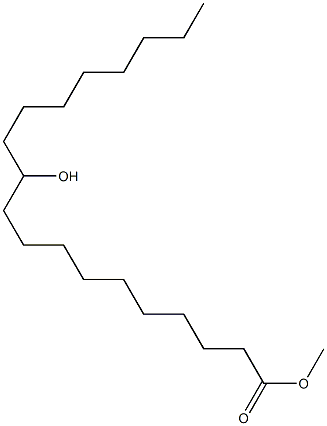 11-Hydroxynonadecanoic acid methyl ester Struktur