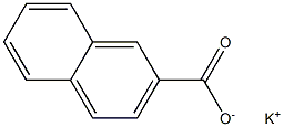 2-Naphthalenecarboxylic acid potassium salt Struktur