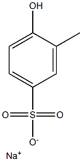 4-Hydroxy-3-methylbenzenesulfonic acid sodium salt Struktur