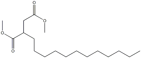 2-Dodecylsuccinic acid dimethyl ester Struktur