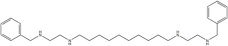 N,N'-Bis(2-benzylaminoethyl)-1,10-decanediamine Struktur