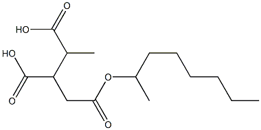 Butane-1,2,3-tricarboxylic acid 2-octyl ester Struktur