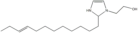 2-(9-Dodecenyl)-4-imidazoline-1-ethanol Struktur