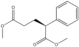 [S,(+)]-2-Phenylglutaric acid dimethyl ester Struktur