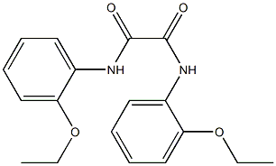 N,N'-Di(2-ethoxyphenyl)oxamide Struktur