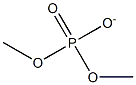 (Dimethyl phosphate) anion Struktur