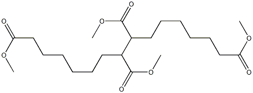 1,7,8,14-Tetradecanetetracarboxylic acid tetramethyl ester Struktur