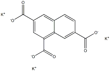 1,3,7-Naphthalenetricarboxylic acid tripotassium salt Struktur