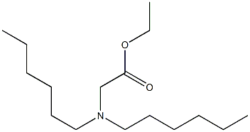 N,N-Dihexylglycine ethyl ester Struktur