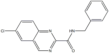 N-Benzyl-6-chloroquinazoline-2-carboxamide Struktur